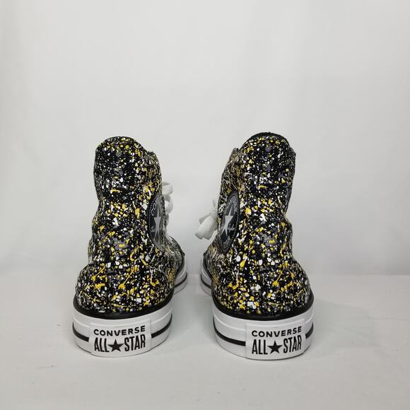 Converse Unisex CTAS Splatter Paint Hi Tops Women Size 7 #A00468F NWT - Picture 7 of 10
